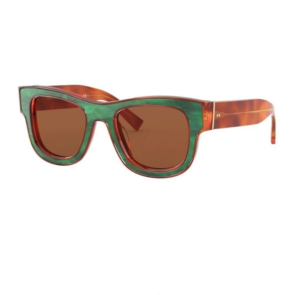 Dolce & Gabbana Green and Brown Marbled Sunglasses unisex